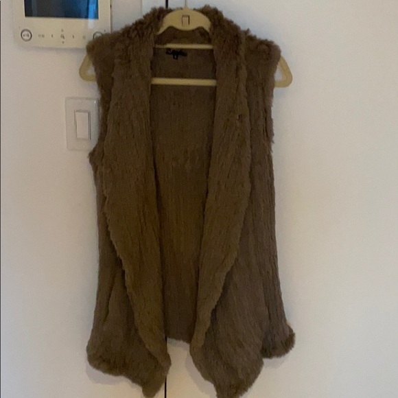 June Jackets & Coats Jackets & Blazers - June Rabbit Fur Vest
